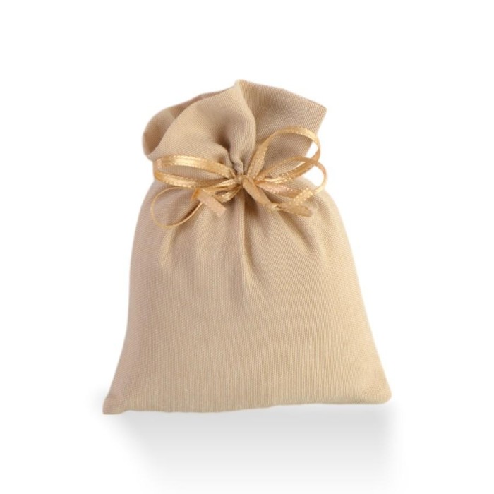 SACCHETTO COTONE 10X13CM MARRONE GR